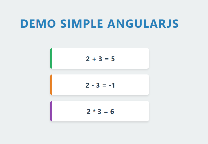 Résultat Demo Simple