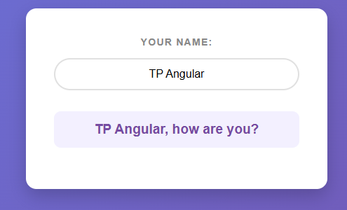 Résultat Hello World